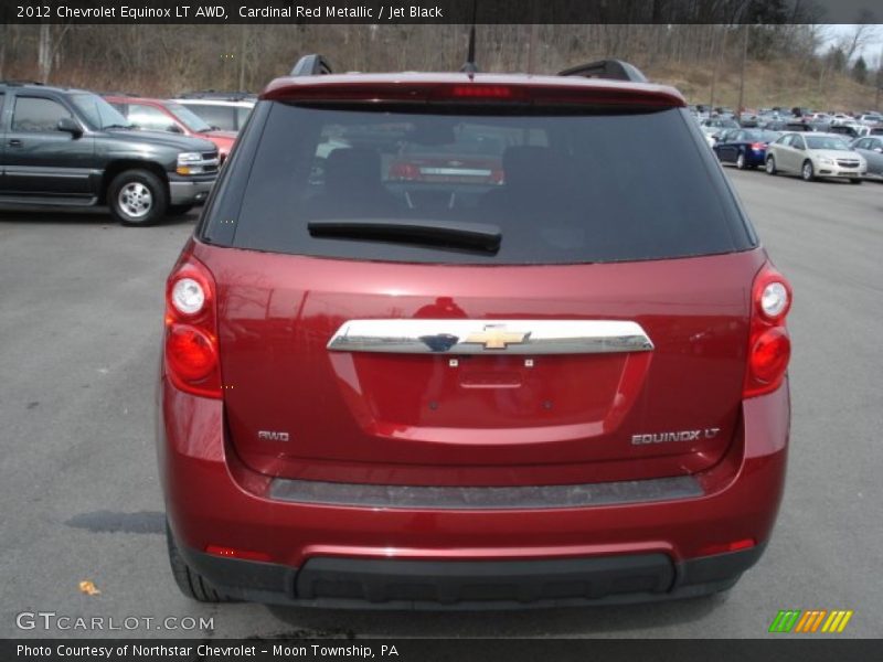 Cardinal Red Metallic / Jet Black 2012 Chevrolet Equinox LT AWD