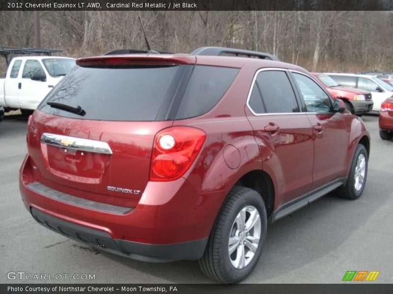 Cardinal Red Metallic / Jet Black 2012 Chevrolet Equinox LT AWD