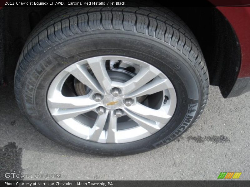 Cardinal Red Metallic / Jet Black 2012 Chevrolet Equinox LT AWD