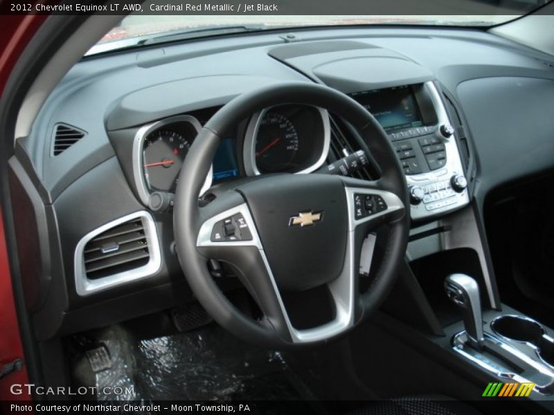 Cardinal Red Metallic / Jet Black 2012 Chevrolet Equinox LT AWD