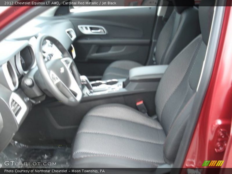 Cardinal Red Metallic / Jet Black 2012 Chevrolet Equinox LT AWD