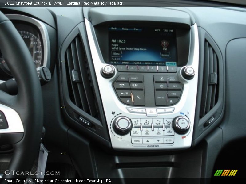 Cardinal Red Metallic / Jet Black 2012 Chevrolet Equinox LT AWD