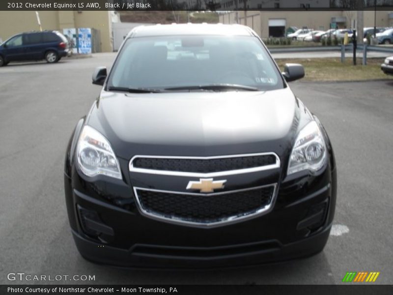 Black / Jet Black 2012 Chevrolet Equinox LS AWD