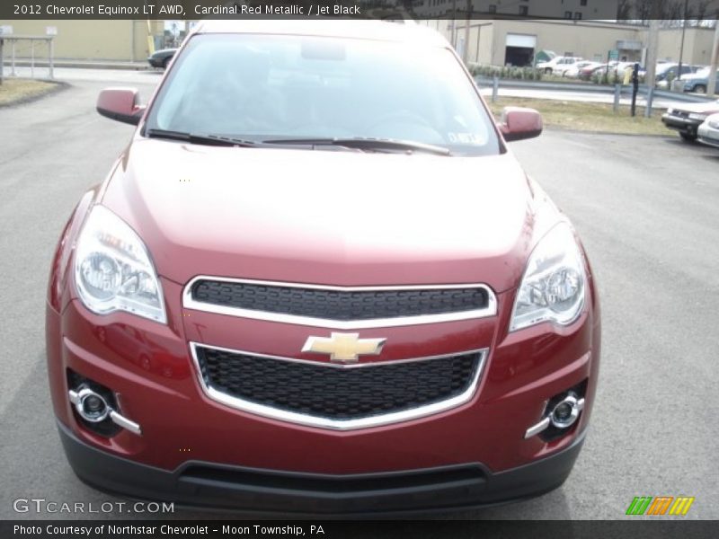 Cardinal Red Metallic / Jet Black 2012 Chevrolet Equinox LT AWD