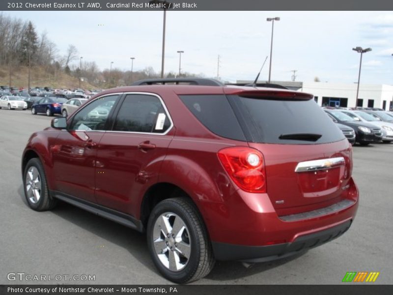 Cardinal Red Metallic / Jet Black 2012 Chevrolet Equinox LT AWD