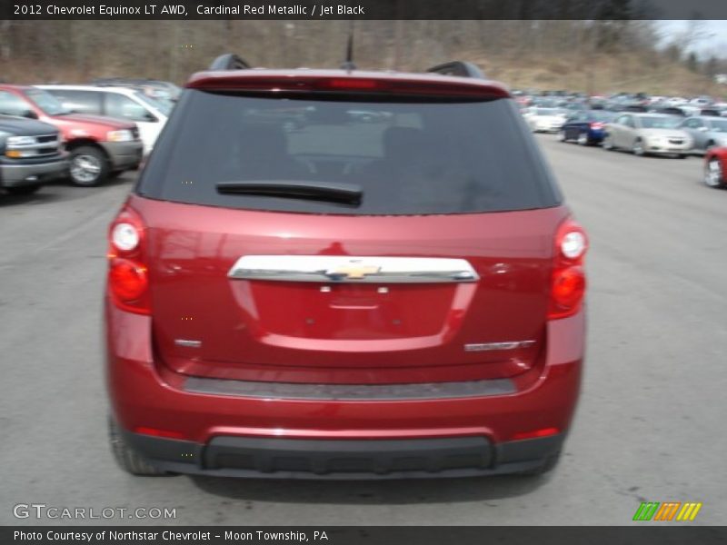 Cardinal Red Metallic / Jet Black 2012 Chevrolet Equinox LT AWD