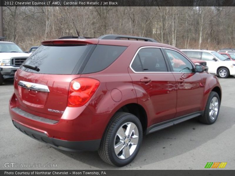 Cardinal Red Metallic / Jet Black 2012 Chevrolet Equinox LT AWD