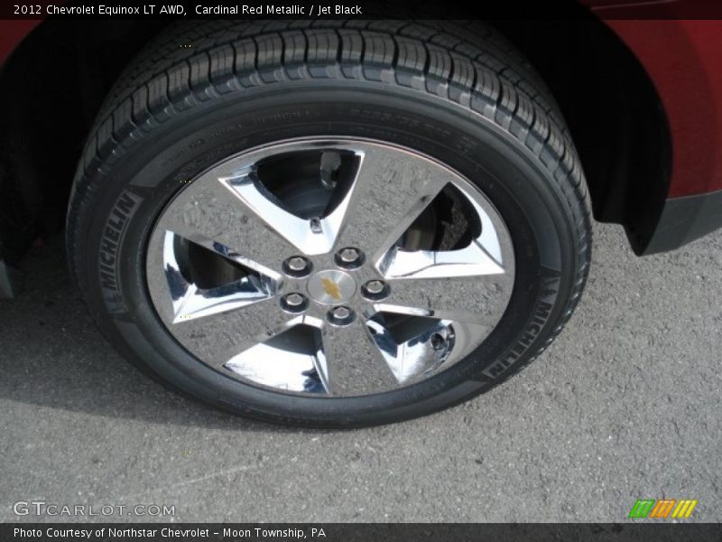 Cardinal Red Metallic / Jet Black 2012 Chevrolet Equinox LT AWD