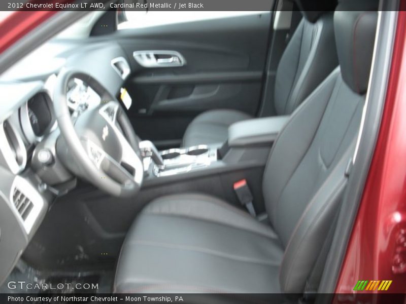 Cardinal Red Metallic / Jet Black 2012 Chevrolet Equinox LT AWD