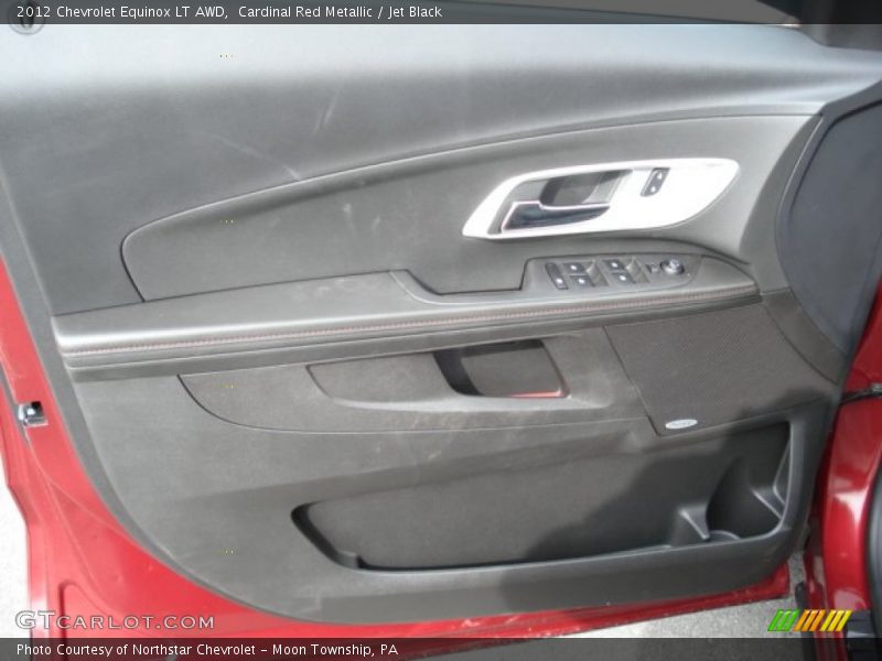 Cardinal Red Metallic / Jet Black 2012 Chevrolet Equinox LT AWD