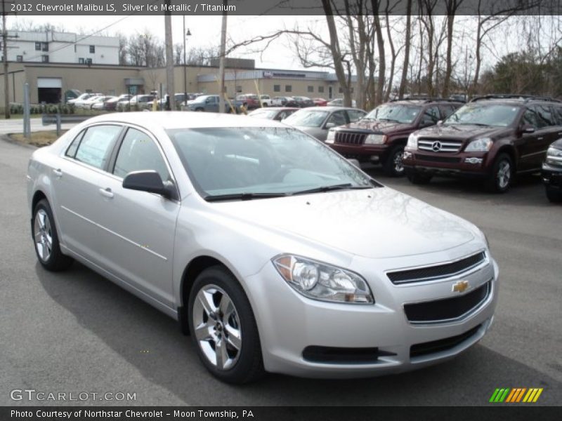 Silver Ice Metallic / Titanium 2012 Chevrolet Malibu LS