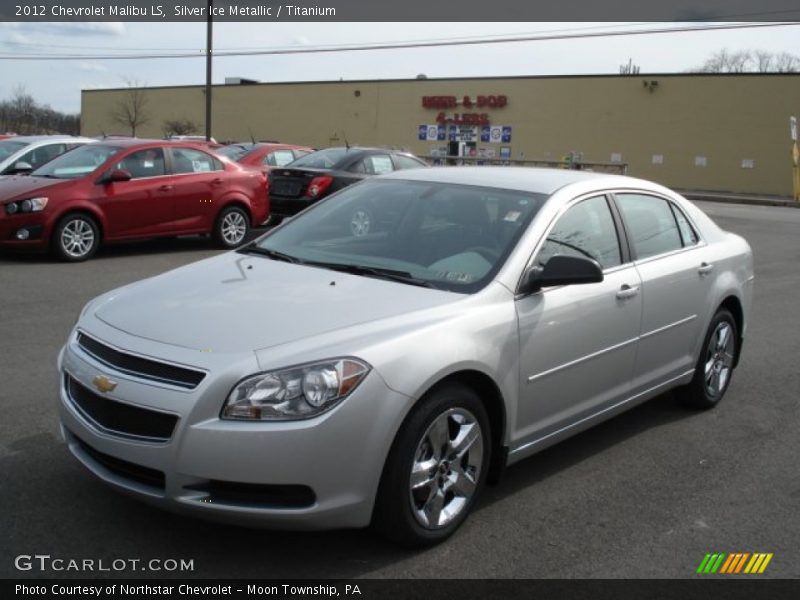Silver Ice Metallic / Titanium 2012 Chevrolet Malibu LS