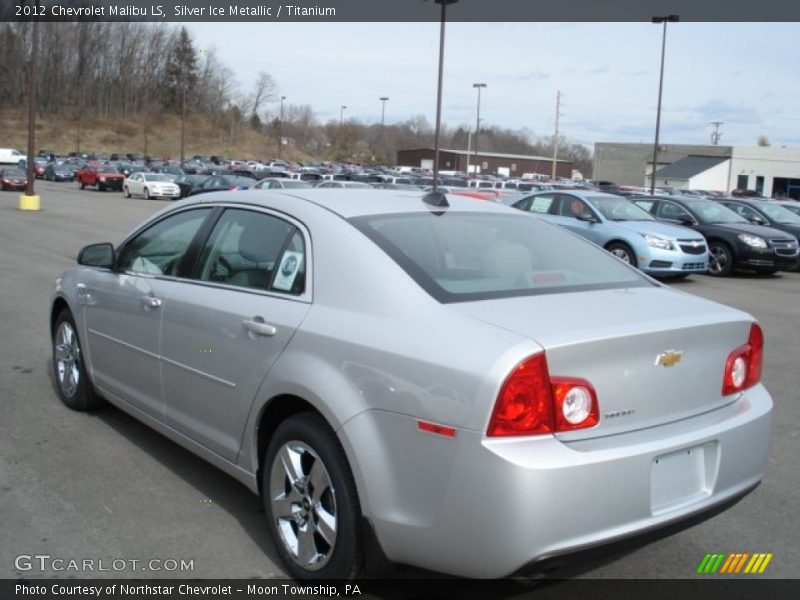 Silver Ice Metallic / Titanium 2012 Chevrolet Malibu LS