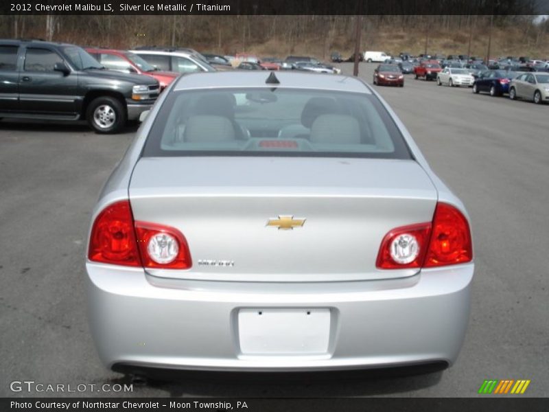 Silver Ice Metallic / Titanium 2012 Chevrolet Malibu LS