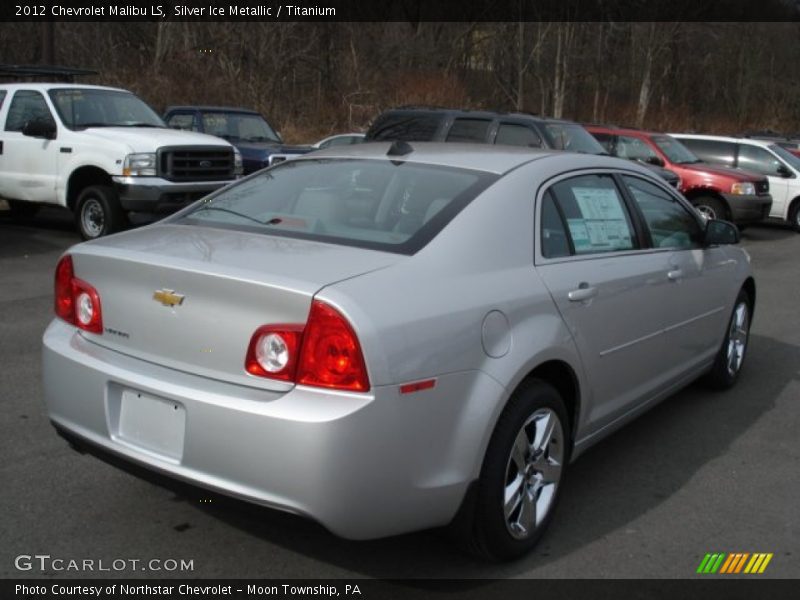 Silver Ice Metallic / Titanium 2012 Chevrolet Malibu LS