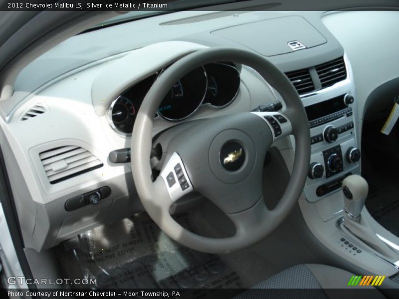 Silver Ice Metallic / Titanium 2012 Chevrolet Malibu LS