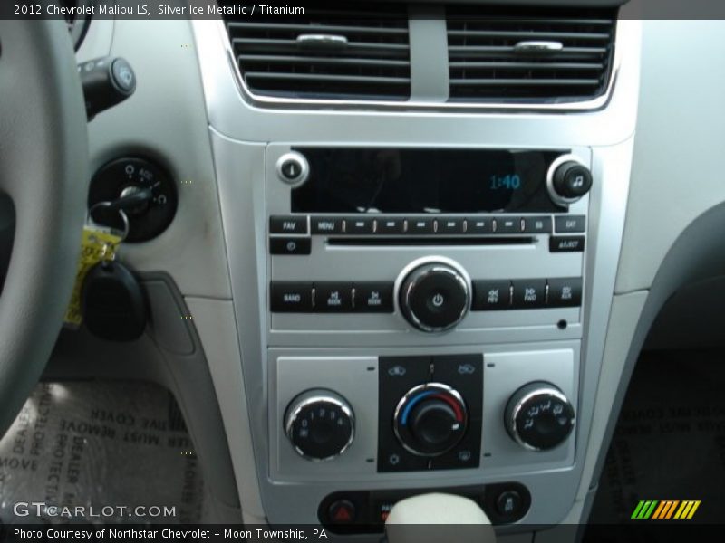 Silver Ice Metallic / Titanium 2012 Chevrolet Malibu LS