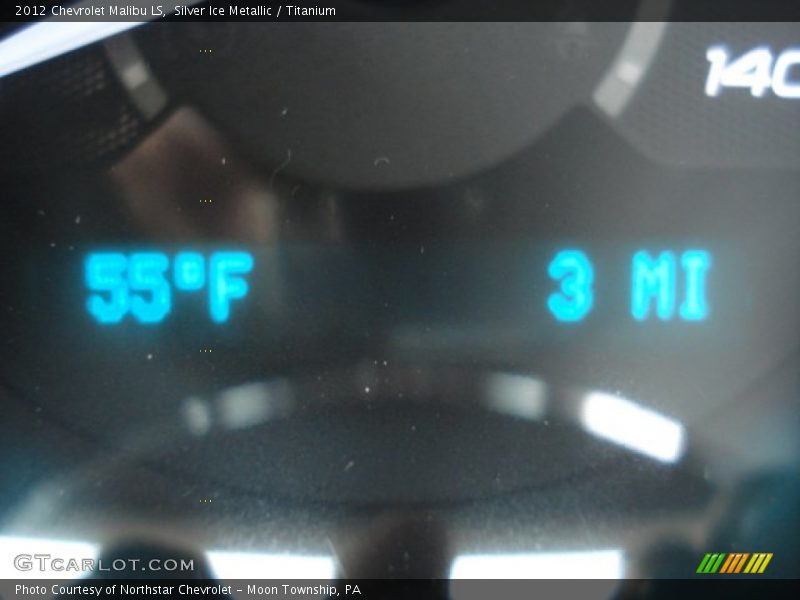 Silver Ice Metallic / Titanium 2012 Chevrolet Malibu LS