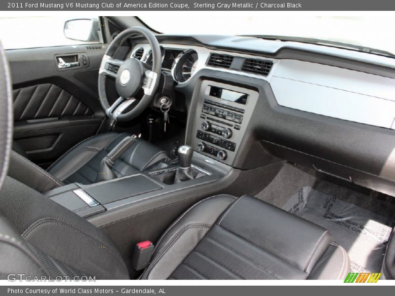 Sterling Gray Metallic / Charcoal Black 2011 Ford Mustang V6 Mustang Club of America Edition Coupe