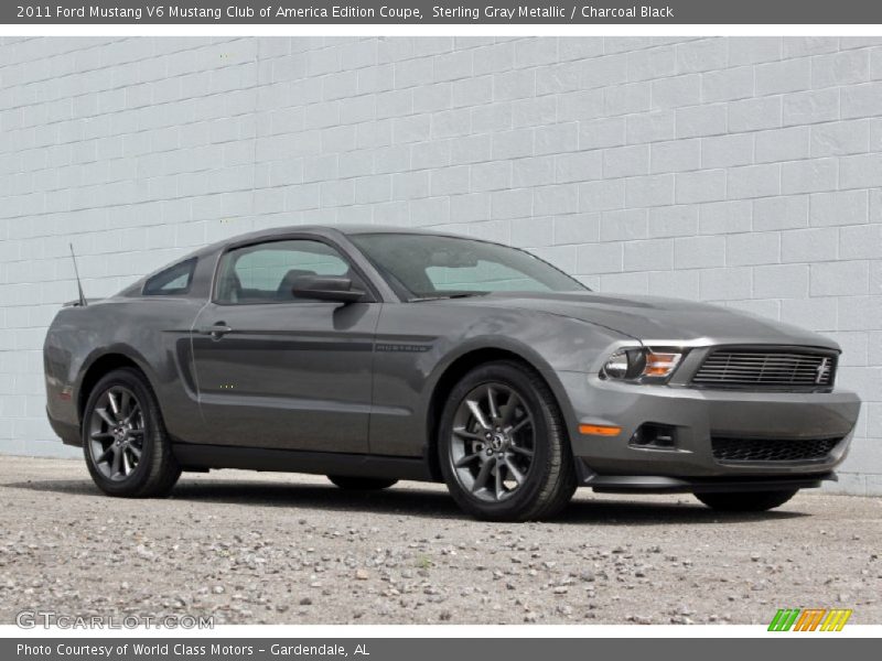 Sterling Gray Metallic / Charcoal Black 2011 Ford Mustang V6 Mustang Club of America Edition Coupe