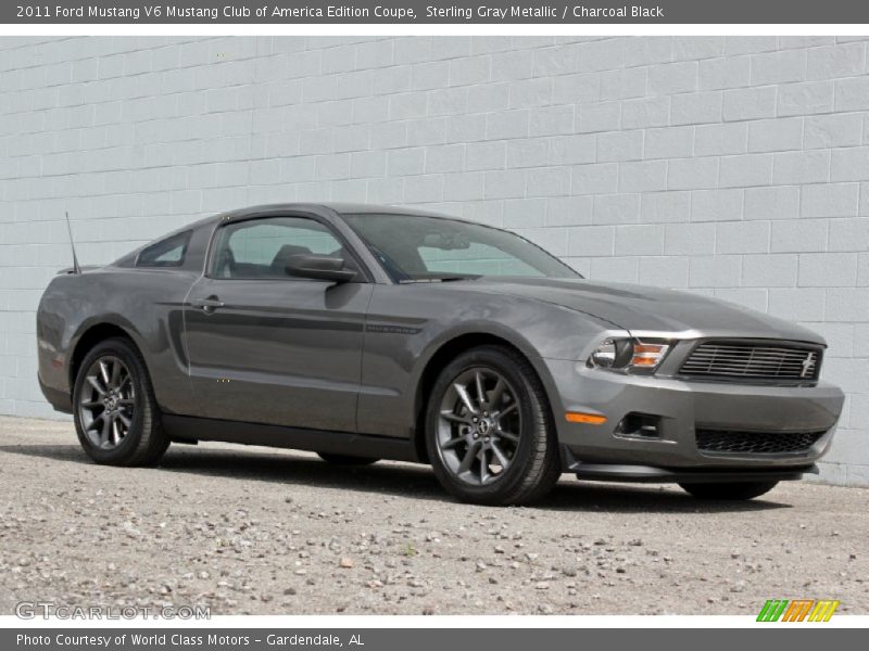 Sterling Gray Metallic / Charcoal Black 2011 Ford Mustang V6 Mustang Club of America Edition Coupe