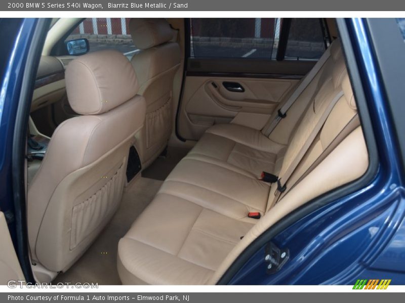 Biarritz Blue Metallic / Sand 2000 BMW 5 Series 540i Wagon