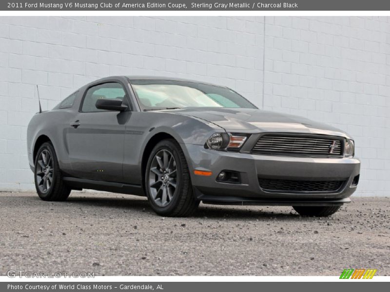 Sterling Gray Metallic / Charcoal Black 2011 Ford Mustang V6 Mustang Club of America Edition Coupe