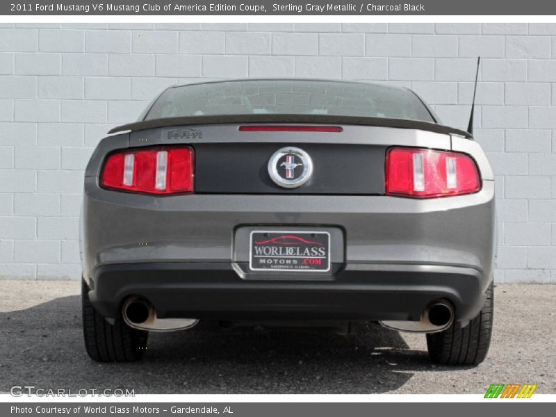 Sterling Gray Metallic / Charcoal Black 2011 Ford Mustang V6 Mustang Club of America Edition Coupe