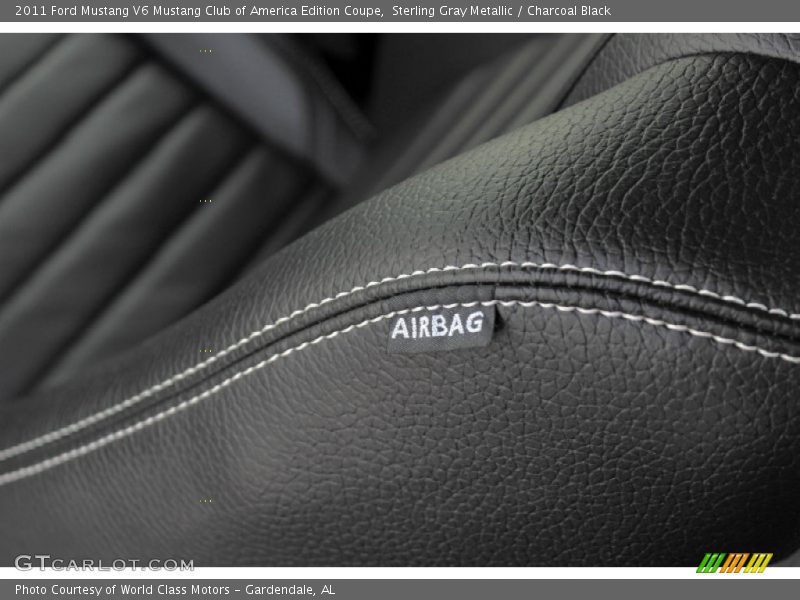 Sterling Gray Metallic / Charcoal Black 2011 Ford Mustang V6 Mustang Club of America Edition Coupe
