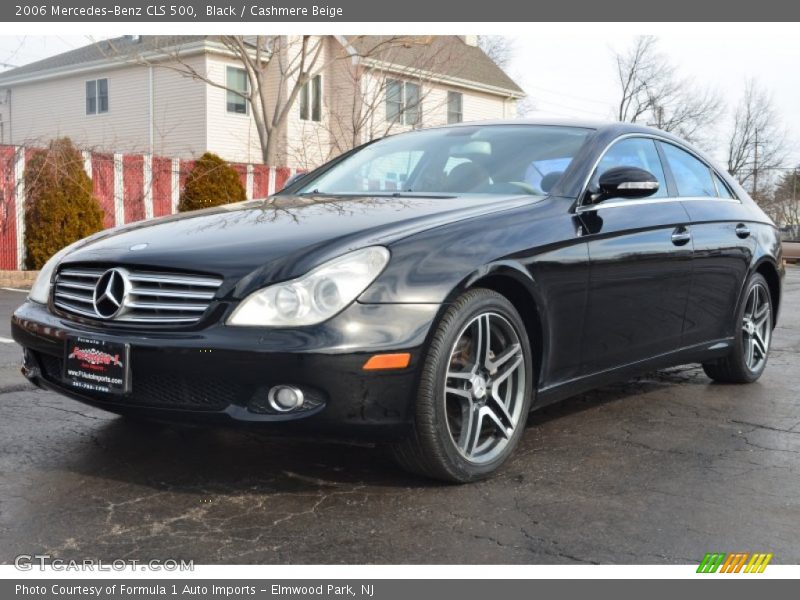 Black / Cashmere Beige 2006 Mercedes-Benz CLS 500