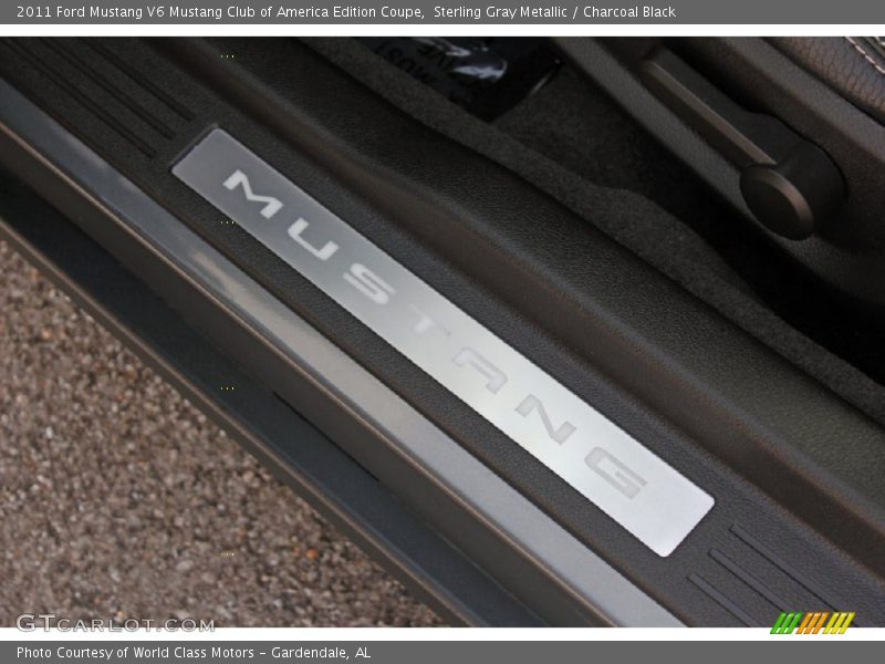 Sterling Gray Metallic / Charcoal Black 2011 Ford Mustang V6 Mustang Club of America Edition Coupe