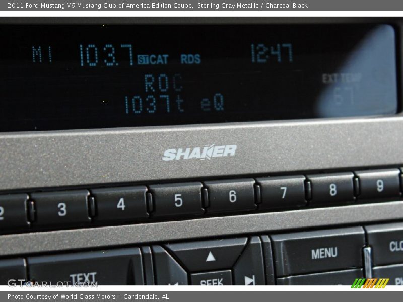 Sterling Gray Metallic / Charcoal Black 2011 Ford Mustang V6 Mustang Club of America Edition Coupe