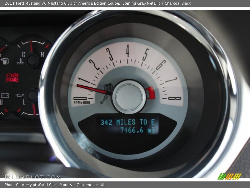 Sterling Gray Metallic / Charcoal Black 2011 Ford Mustang V6 Mustang Club of America Edition Coupe