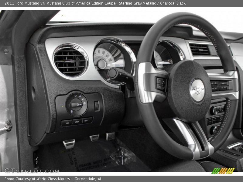  2011 Mustang V6 Mustang Club of America Edition Coupe Steering Wheel