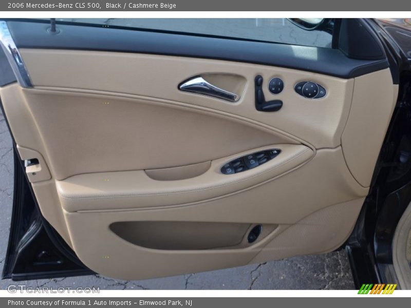 Black / Cashmere Beige 2006 Mercedes-Benz CLS 500