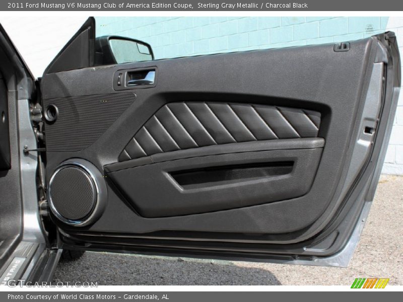 Door Panel of 2011 Mustang V6 Mustang Club of America Edition Coupe