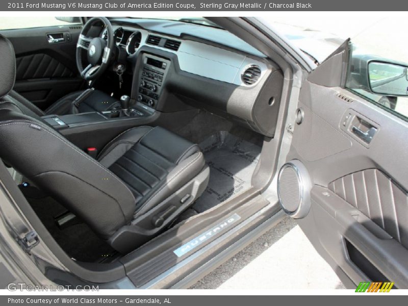 Sterling Gray Metallic / Charcoal Black 2011 Ford Mustang V6 Mustang Club of America Edition Coupe