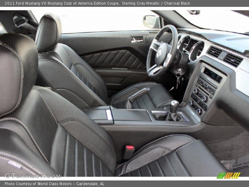 Sterling Gray Metallic / Charcoal Black 2011 Ford Mustang V6 Mustang Club of America Edition Coupe