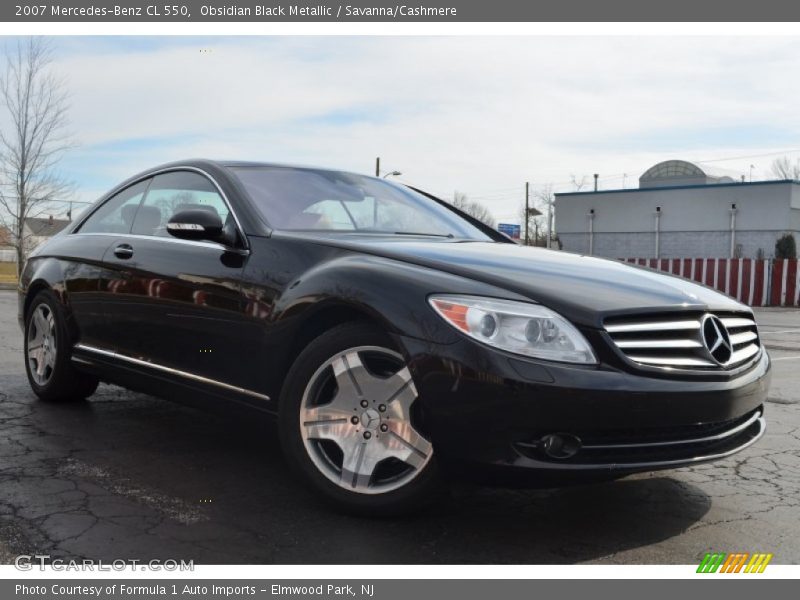 Obsidian Black Metallic / Savanna/Cashmere 2007 Mercedes-Benz CL 550