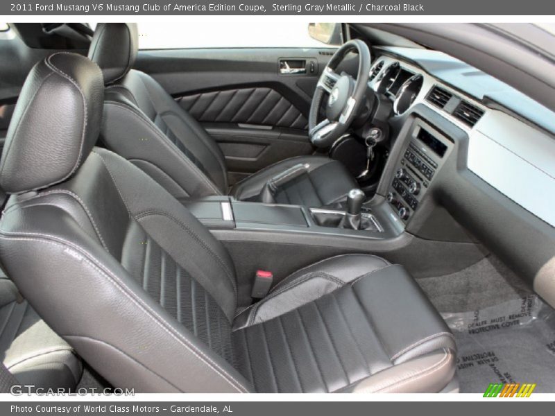 Sterling Gray Metallic / Charcoal Black 2011 Ford Mustang V6 Mustang Club of America Edition Coupe