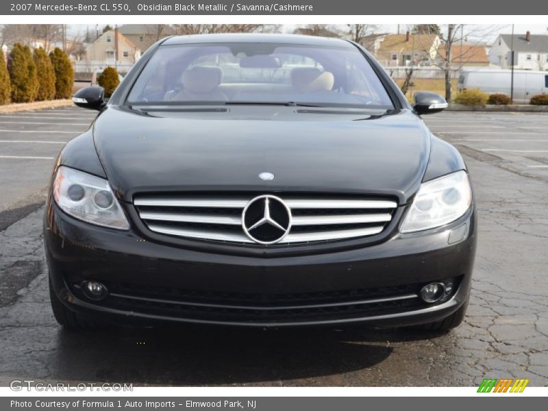 Obsidian Black Metallic / Savanna/Cashmere 2007 Mercedes-Benz CL 550
