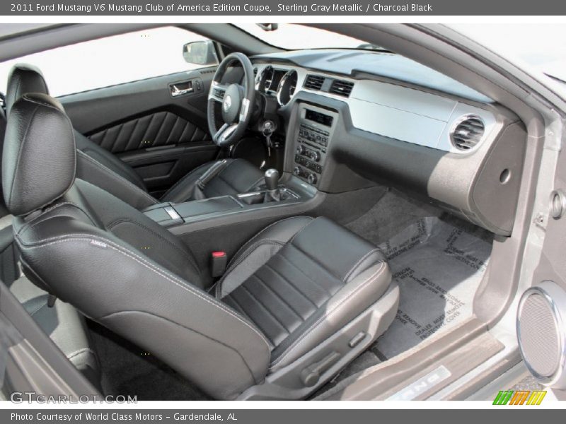 Sterling Gray Metallic / Charcoal Black 2011 Ford Mustang V6 Mustang Club of America Edition Coupe
