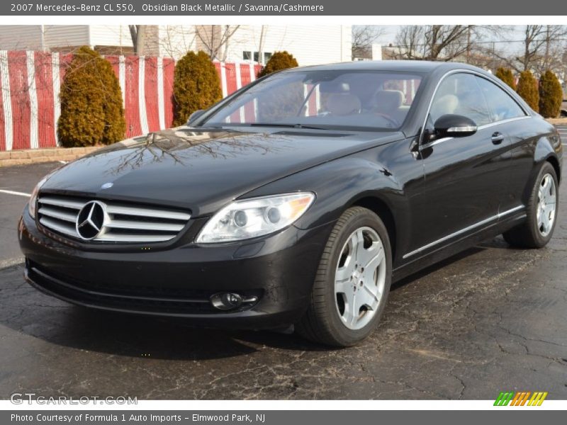 Obsidian Black Metallic / Savanna/Cashmere 2007 Mercedes-Benz CL 550