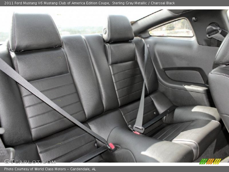 Rear Seat of 2011 Mustang V6 Mustang Club of America Edition Coupe