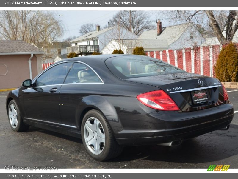 Obsidian Black Metallic / Savanna/Cashmere 2007 Mercedes-Benz CL 550