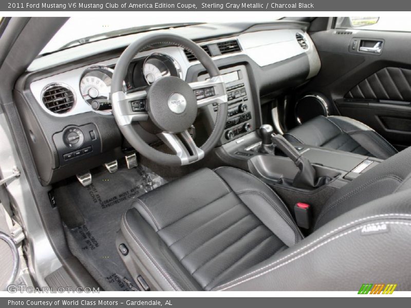 Charcoal Black Interior - 2011 Mustang V6 Mustang Club of America Edition Coupe 