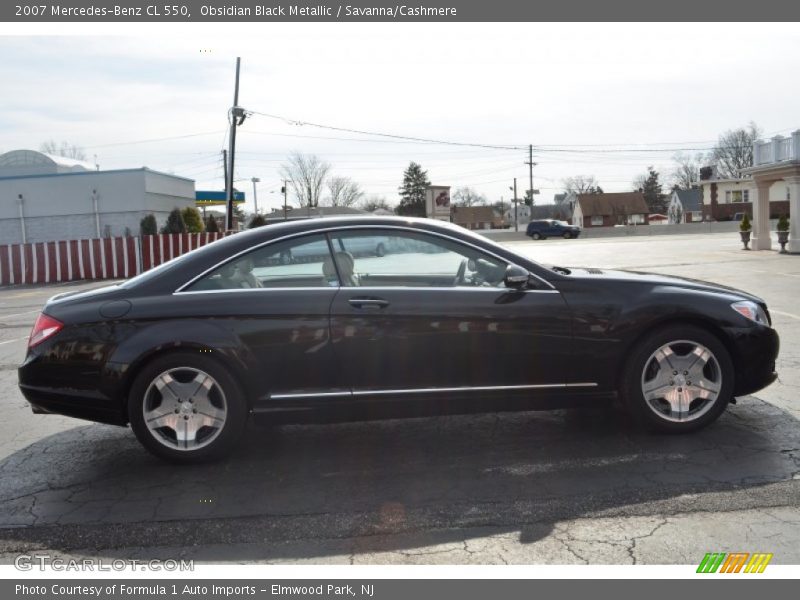 Obsidian Black Metallic / Savanna/Cashmere 2007 Mercedes-Benz CL 550