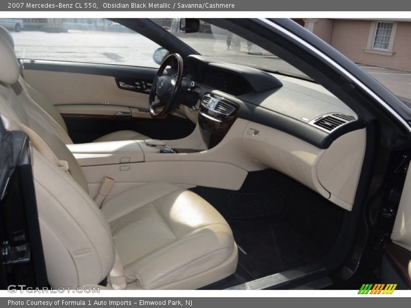 Obsidian Black Metallic / Savanna/Cashmere 2007 Mercedes-Benz CL 550