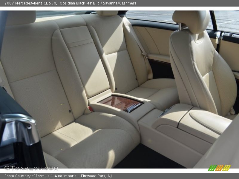 Obsidian Black Metallic / Savanna/Cashmere 2007 Mercedes-Benz CL 550