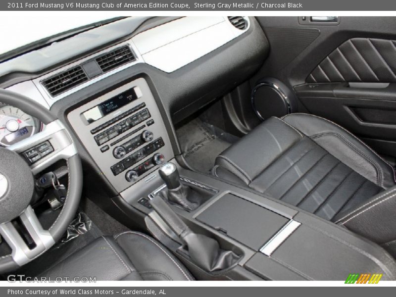 Sterling Gray Metallic / Charcoal Black 2011 Ford Mustang V6 Mustang Club of America Edition Coupe
